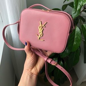 ysl camera bag pink